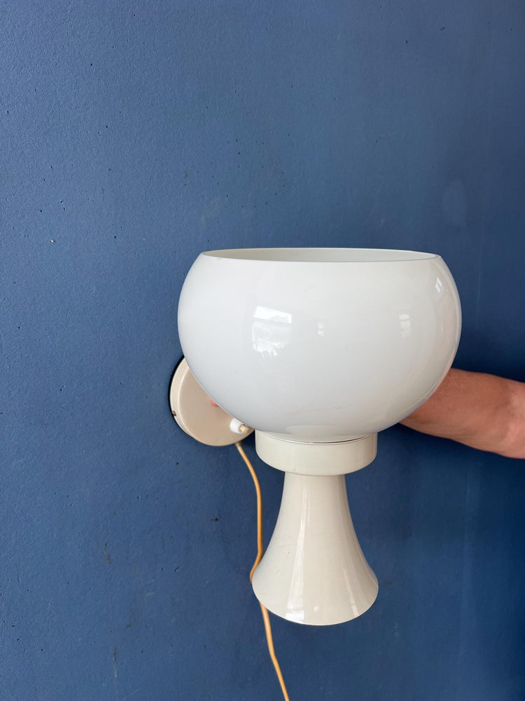 Vintage Herda Diabolo Mushroom Wall Lamp | 1970s Space Age Wall Light
