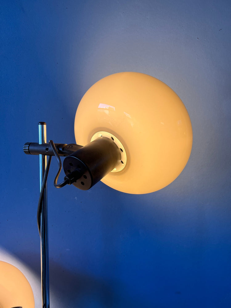 Vintage Mushroom Space Age Floor Lamp by Herda