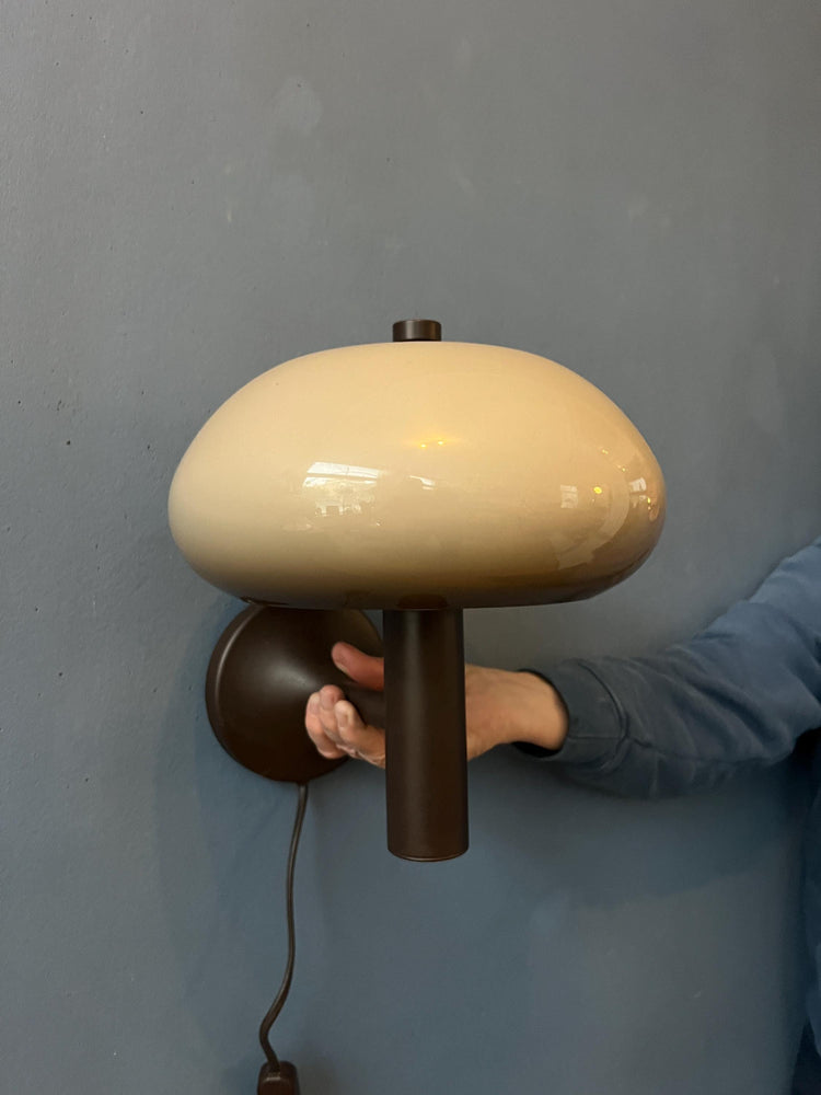 Vintage Massive Mushroom Space Age Wall Sconce