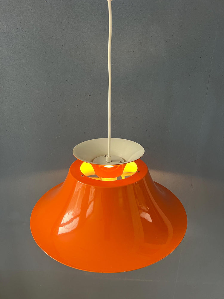Vintage Orange / Red Scandinavian Pendant Lamp