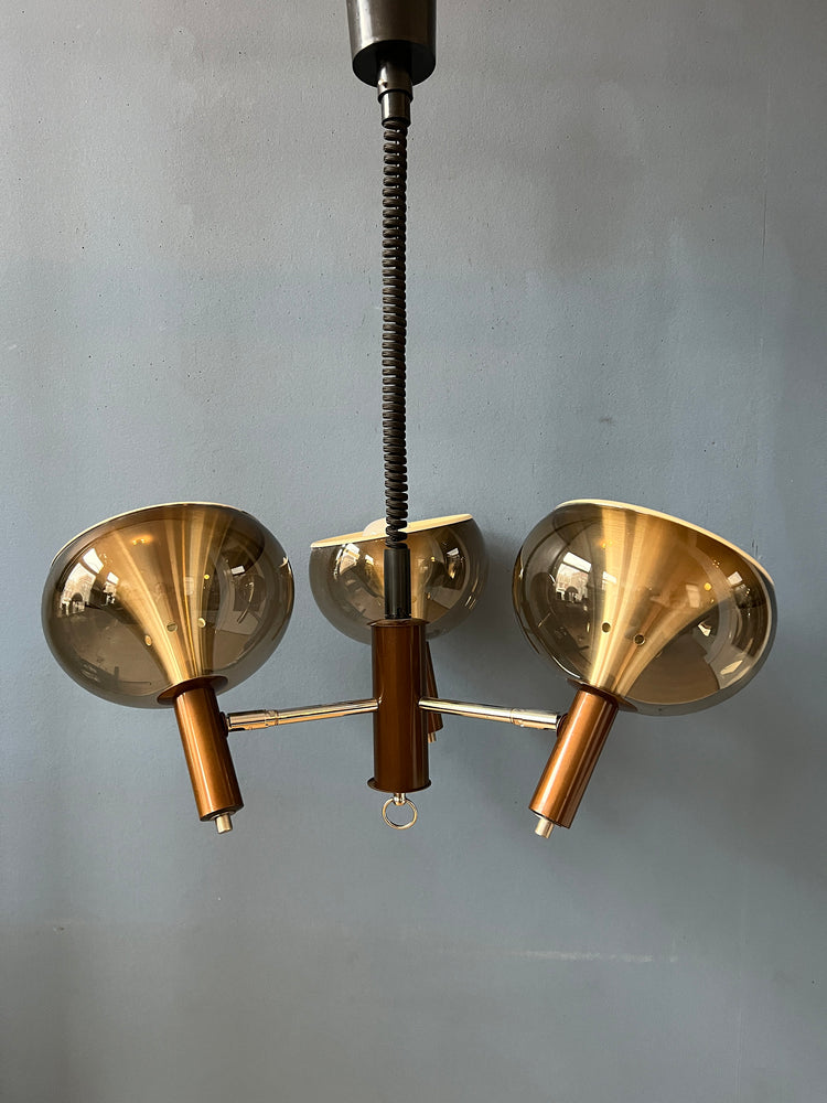Vintage Dijkstra Space Age Pendant Lamp / Chandelier