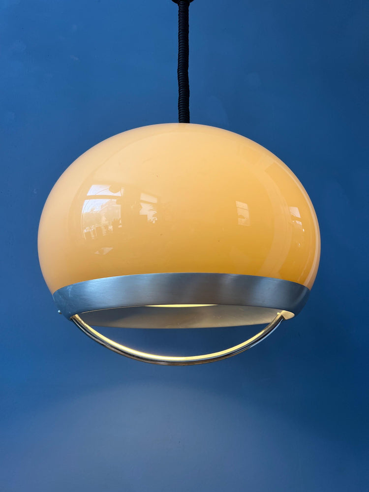 Vintage Dijkstra Space Age Mushroom Pendant Lamp Guzzini Style