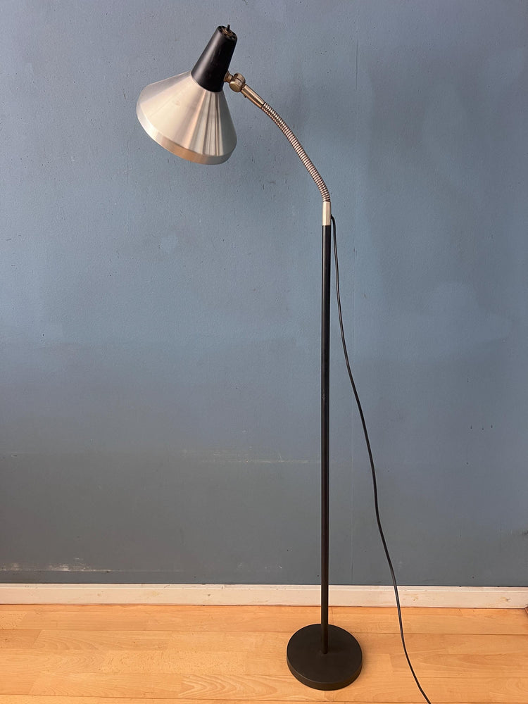Vintage Black Metal Anvia Floor Lamp