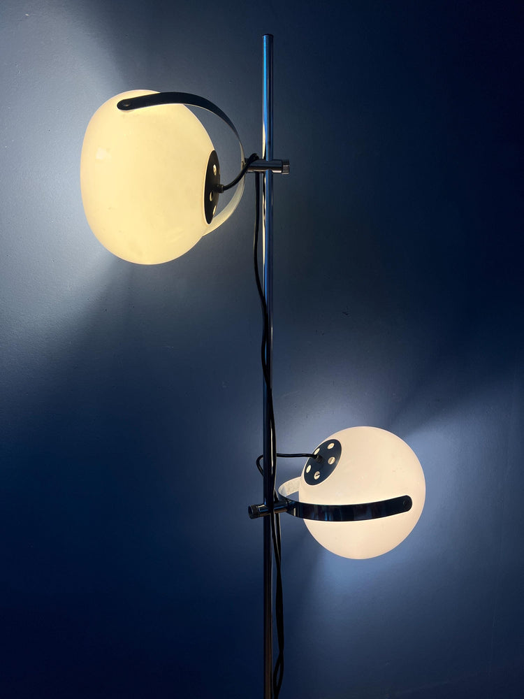 White Vintage Dijkstra Mushroom Floor Lamp