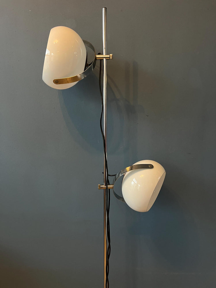White Vintage Dijkstra Mushroom Floor Lamp