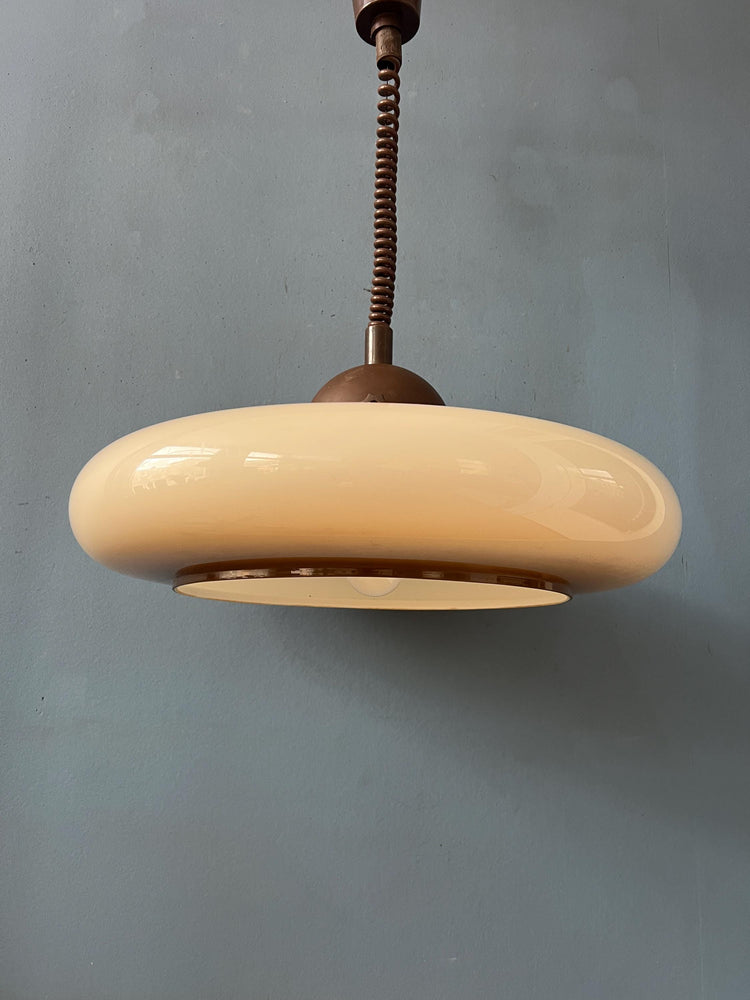 Herda Space Age Plexiglass UFO Pendant Lamp