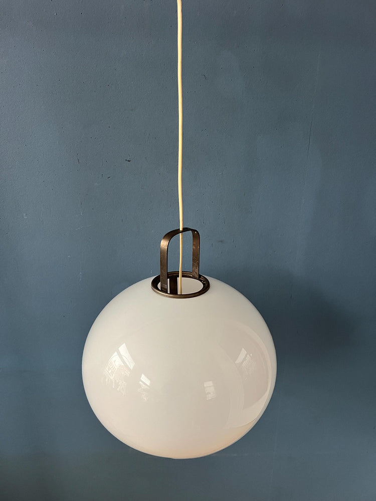 Vintage Guzzini Inspired Mushroom Pendant Lamp