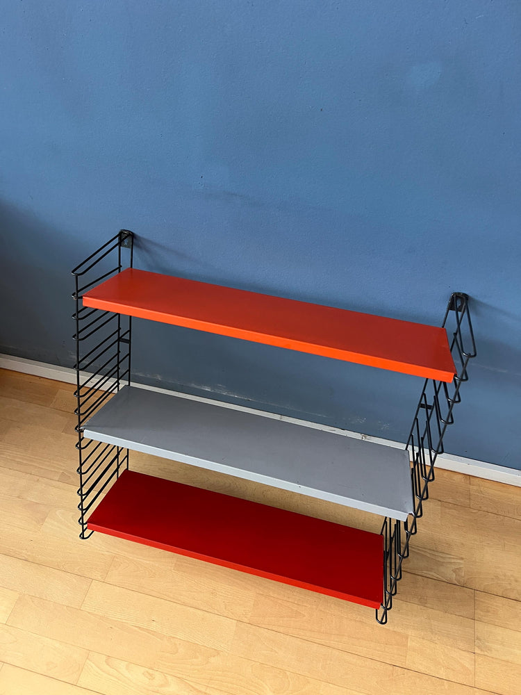 Orange, Red and Gray Tomado Vintage Modular Wall System - Shelves - Unit