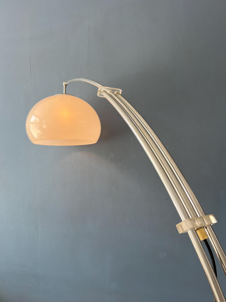 Vintage Space Age Arc Floor Lamp with Marble Base