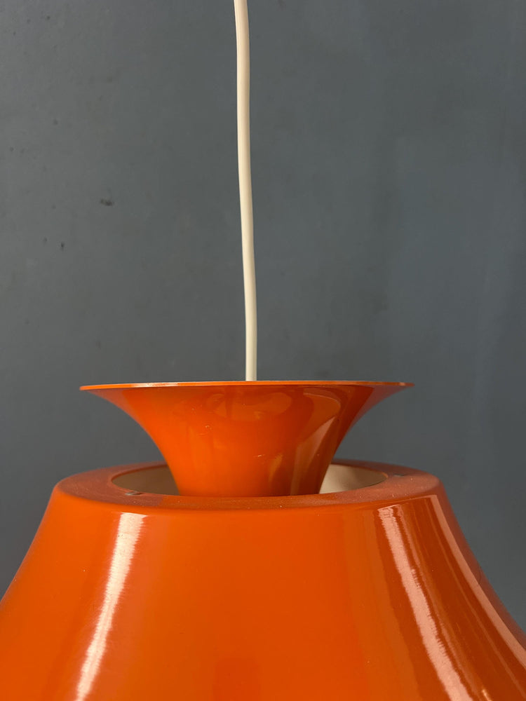 Vintage Orange / Red Scandinavian Pendant Lamp