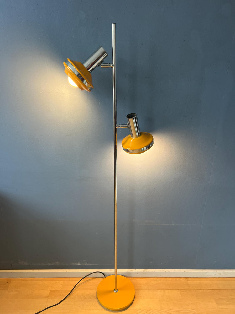 Mid Century Space Age Hustadt Leuchten Floor Lamp