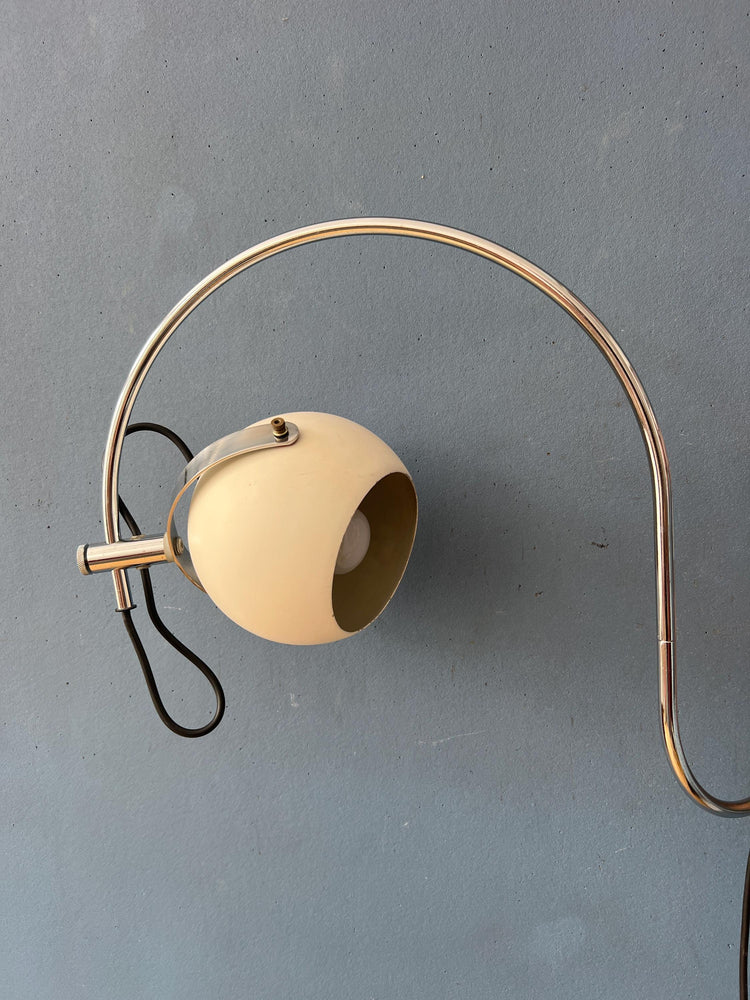Vintage Anvia Double Arc Eyeball Wall Lamp