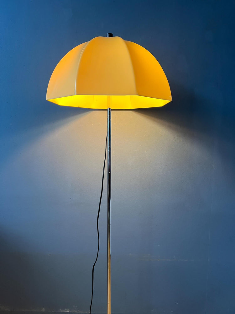 Vintage Space Age Flower Floor Lamp