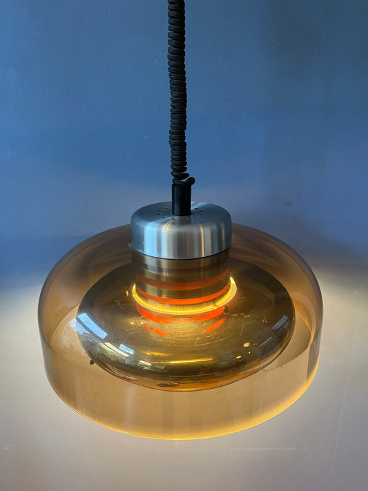 Mid Century Herda Space Age Pendant / Vintage Lighting / Retro Lamp 70s