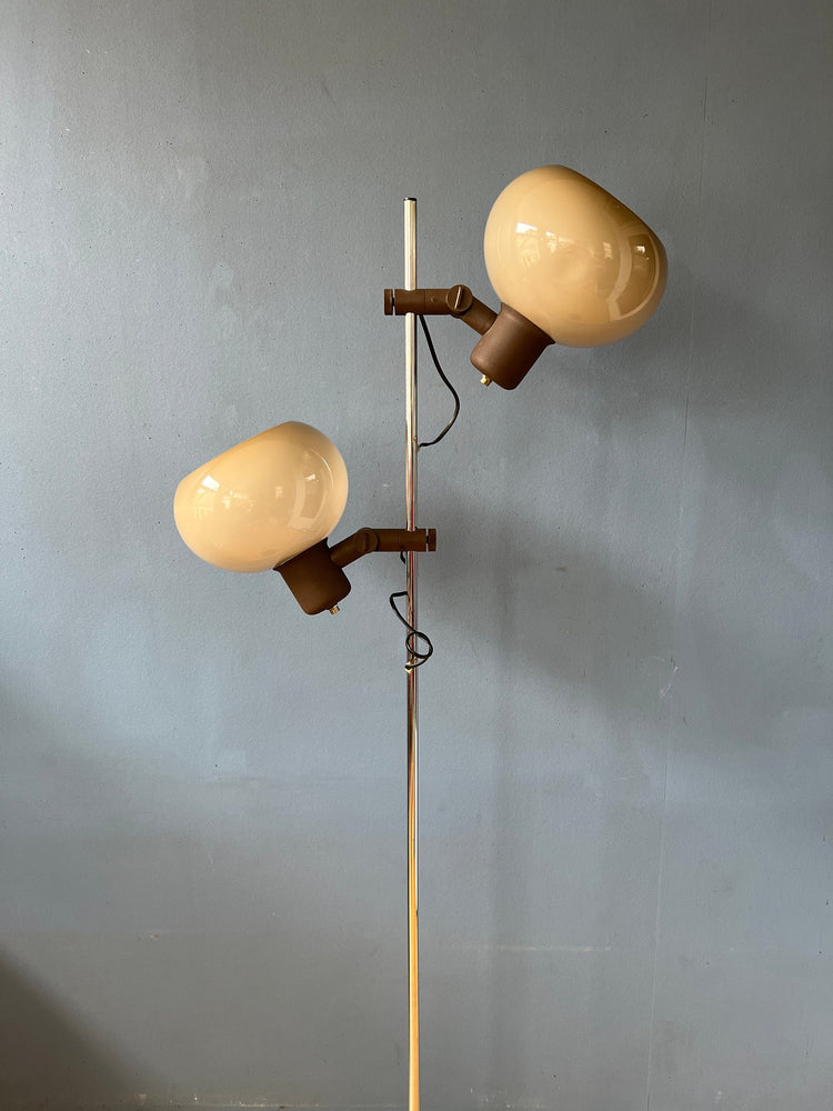 Vintage Herda Mushroom Floor Lamp | Space Age Guzzini Style Standing Light
