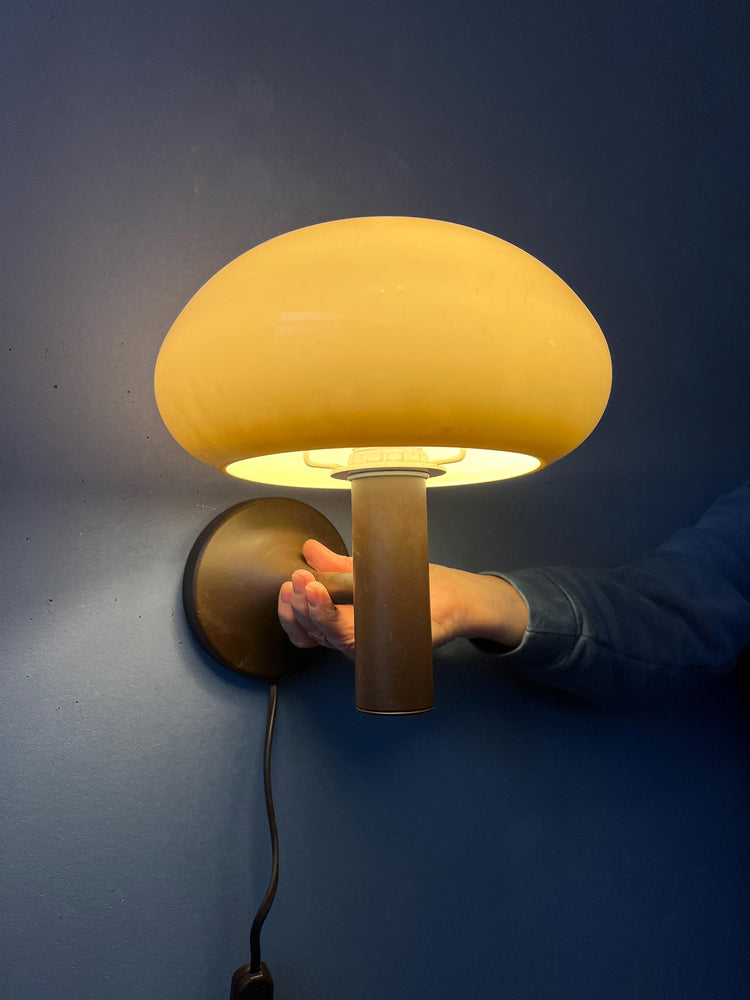 Vintage Massive Mushroom Space Age Wall Sconce