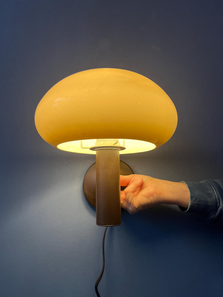 Vintage Massive Mushroom Space Age Wall Sconce