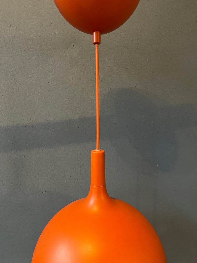 Mid Century Orange Ikea Väster Space Age Pendant Light