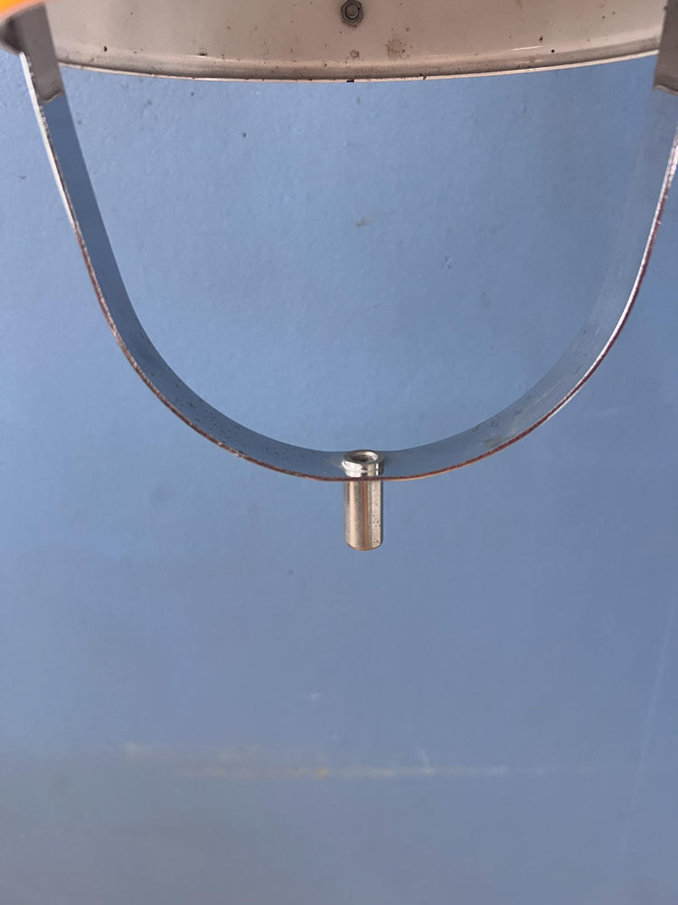Vintage Yellow Space Age Pendant Lamp, Mid Century Modern Hanging Light