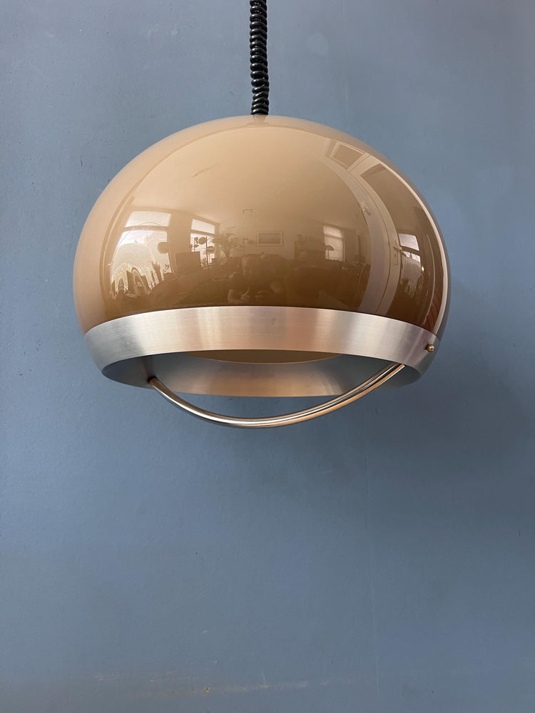 Vintage Dijkstra Space Age Mushroom Pendant Lamp, Mid Century Modern Ceiling Light