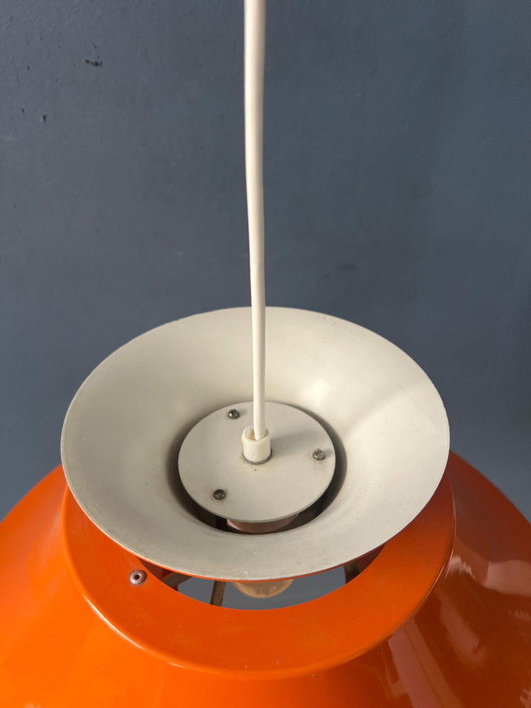 Vintage Orange / Red Scandinavian Pendant Lamp