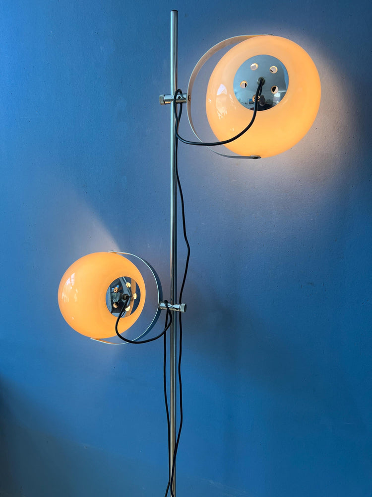 Vintage Mid Century Dijkstra Space Age Mushroom Floor Lamp