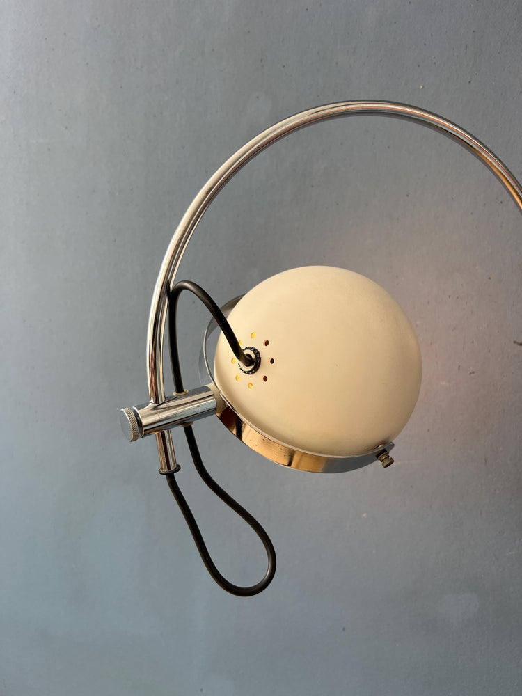 Vintage Anvia Double Arc Eyeball Wall Lamp