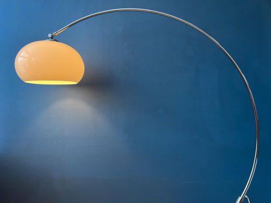 Small Mid Century Goffredo Reggiani Space Age Arc Floor Lamp