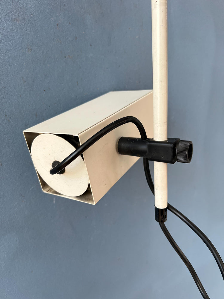 Vintage Philips Beige Downrod Ceiling Lamp