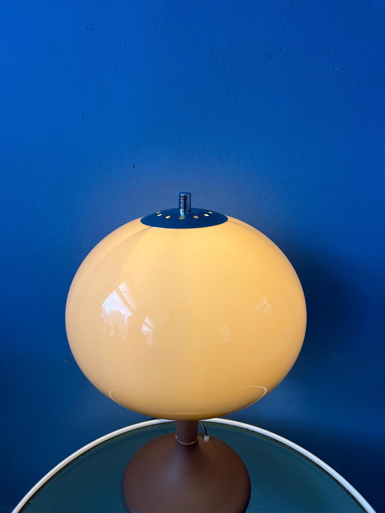 Vintage Mid Century Herda Space Age Mushroom Table Lamp