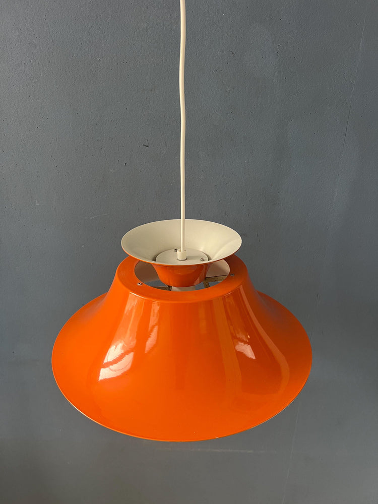 Vintage Orange / Red Scandinavian Pendant Lamp