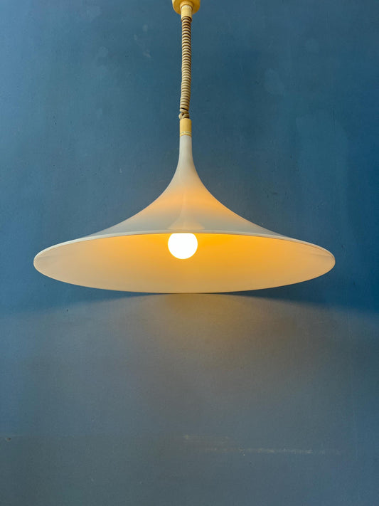 Vintage Plexiglass Witch Hat Pendant Lamp