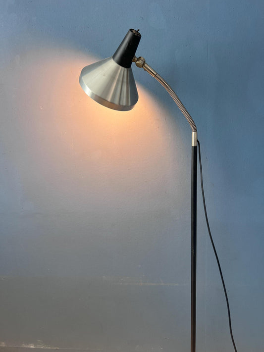Vintage Black Metal Anvia Floor Lamp