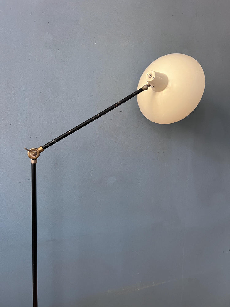 White Vintage Anvia Floor Lamp by J.J.M. Hoogervorst