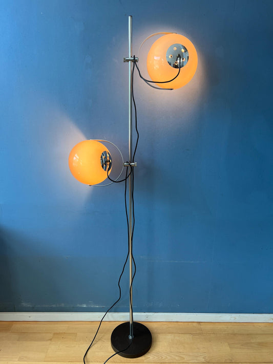 Vintage Mid Century Dijkstra Space Age Mushroom Floor Lamp