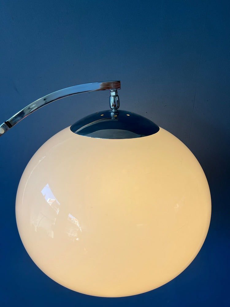 Vintage Sölken Leuchten Space Age Arc Floor Lamp | Mid Century Modern Mushroom Standing Light