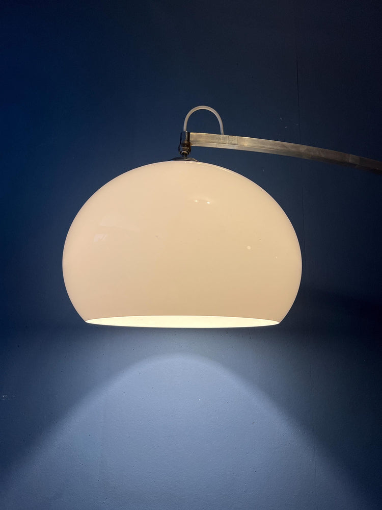 Vintage Space Age Arc Floor Lamp in Style of Guzzini