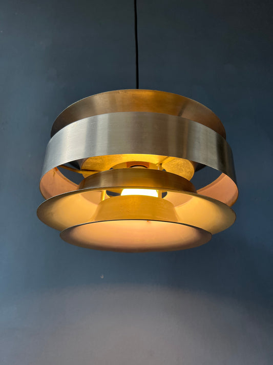 Vintage Danish Pendant Light | Mid Century Light Fixture | 70s Retro Lighting