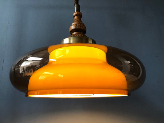 Vintage Herda Space Age Pendant / Mid Century Lamp