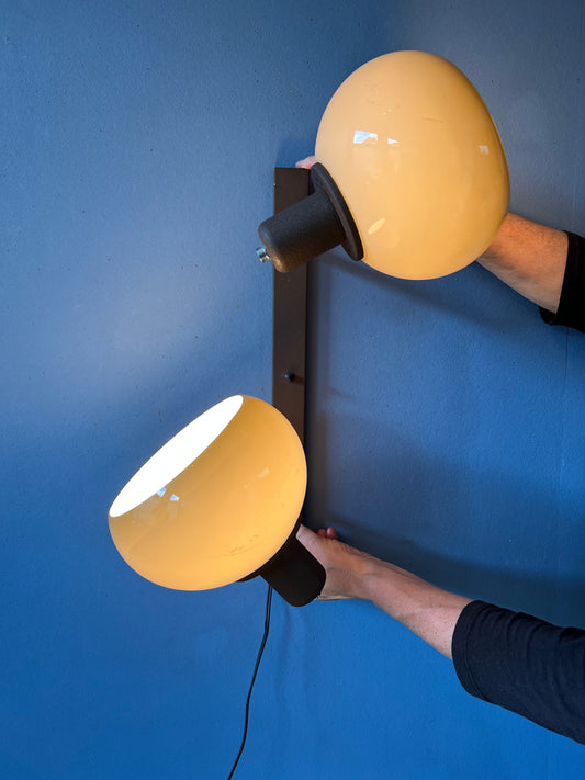 dijkstra lamp, herda, space age wall lamp, mushroom lamp