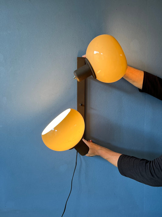 space age wall lamp, dijkstra wall light, herda mushroom lamp
