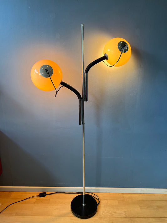Mid Century Steinhauer Mushroom Floor Lamp | Vintage Space Age Lighting | 70s Retro Light
