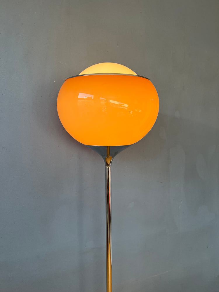 Vintage Guzzini Flash 'Bud Grande' Space Age Floor Lamp