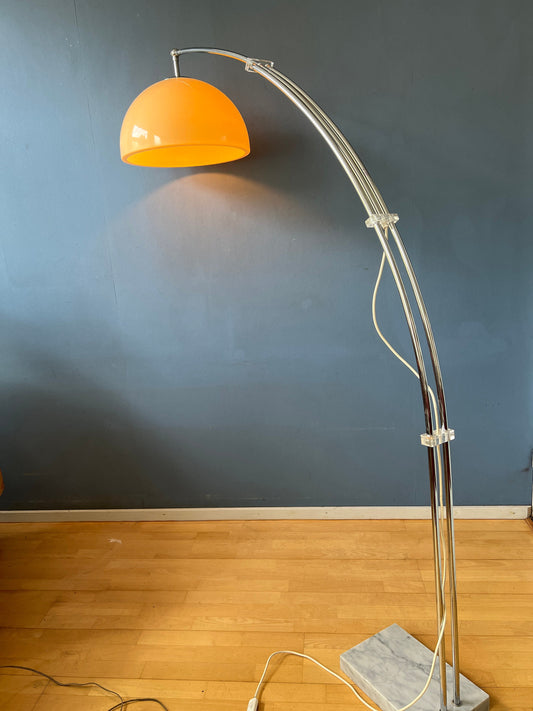 Vintage Goffredo Reggiani Arc Floor Lamp | Guzzini Style Space Age Light | 빈티지조명 | Mid Century Modern