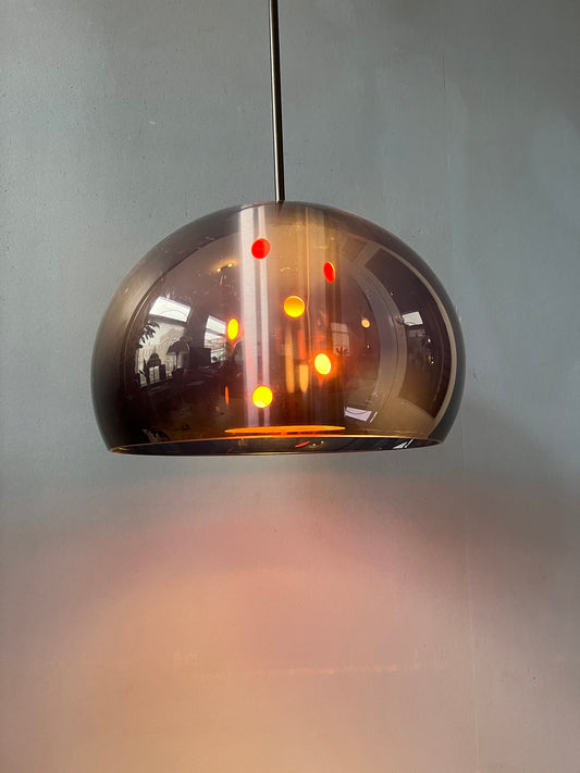 Mid Century Herda Space Age Mushroom Pendant Light