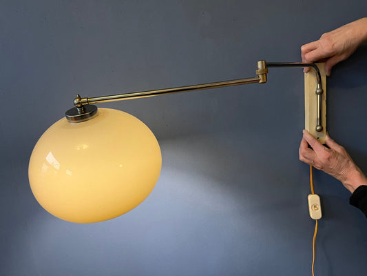 herda wall lamp, mushroom wall lamp, acrylic glass lamp, space age light