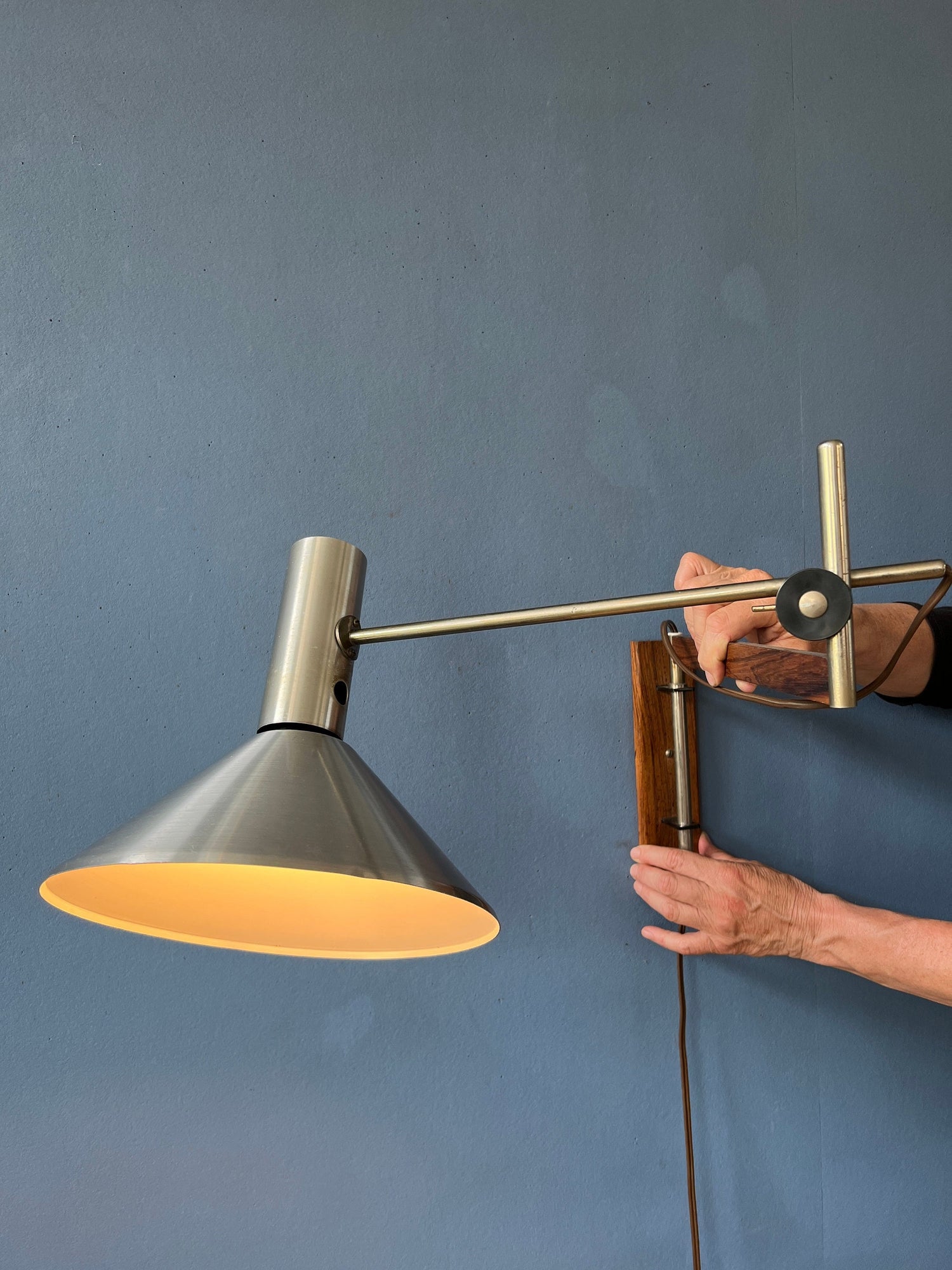 Vintage Anvia Wall Lamp Mid Century Lamp Space Age Philips