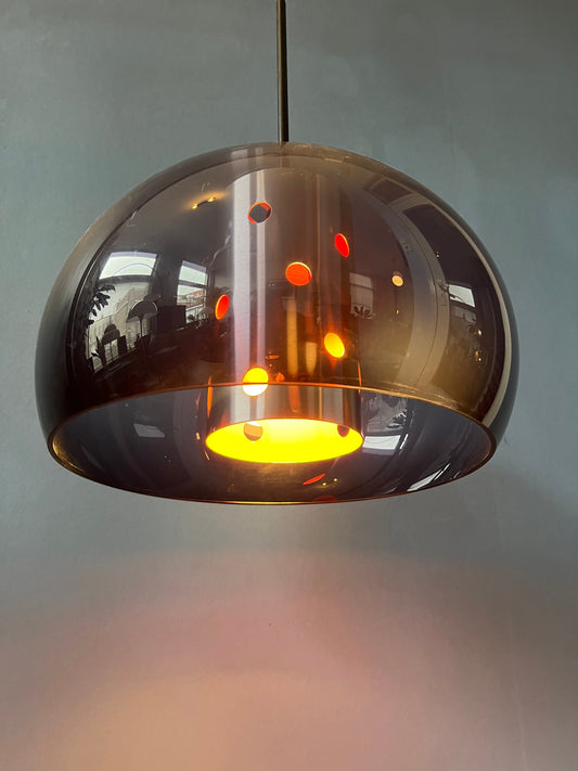 Mid Century Herda Space Age Mushroom Pendant Light