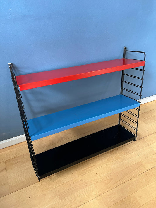 Mid Century Tomado Style Wall Shelves / System / Colourful Modular Retro Unit