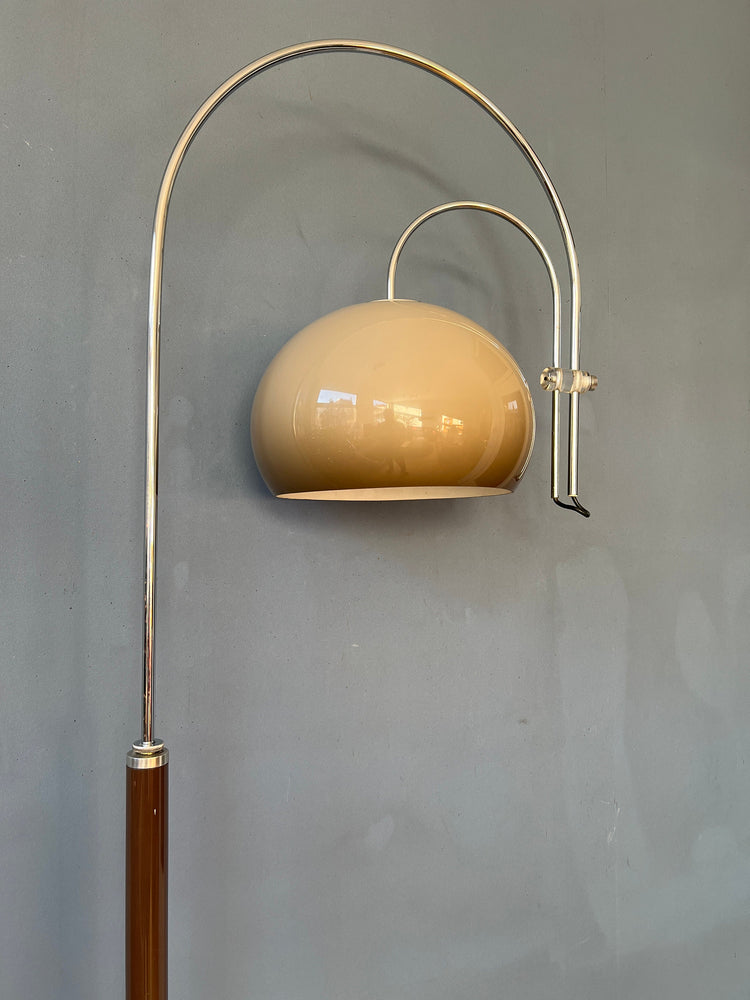 Artiforte Double Arc Mushroom Space Age Floor Lamp